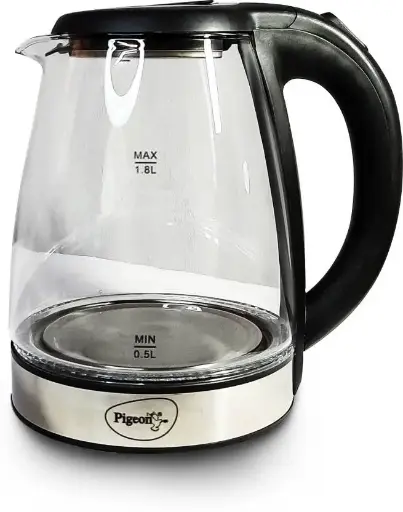Pigeon Crystal Electric Kettle  (1.8 L, Transparent)